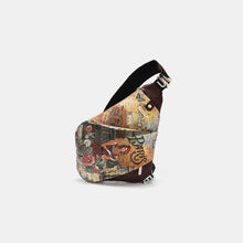 Load image into Gallery viewer, Nicole Lee USA Vegan Leather Leopard & Lip Pattern Crossbody Bag