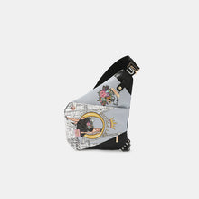 Load image into Gallery viewer, Nicole Lee USA Vegan Leather Leopard & Lip Pattern Crossbody Bag