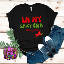 Load image into Gallery viewer, "In My Spicy Era # Pregnant"  Relaxed T-Shirt