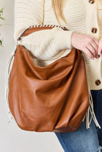 Load image into Gallery viewer, SHOMICO Fringe Detail Contrast Handbag