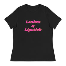 Load image into Gallery viewer, Lashes & Lipstick Women's Relaxed T-Shirt