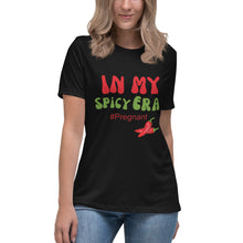Load image into Gallery viewer, "In My Spicy Era # Pregnant"  Relaxed T-Shirt