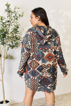 Load image into Gallery viewer, Heimish Full Size Printed Button Up Hooded Jacket