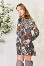Load image into Gallery viewer, Heimish Full Size Printed Button Up Hooded Jacket