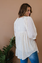 Load image into Gallery viewer, Davi & Dani Wave Hello Full Size Run Textured Babydoll Blouse