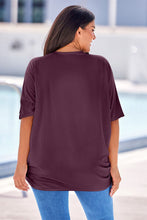 Load image into Gallery viewer, Plus Size Ribbed Cocoon Cover Up