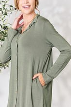 Load image into Gallery viewer, Celeste Full Size Button Down Shirt Dress