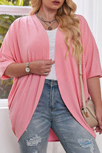 Load image into Gallery viewer, Plus Size Ribbed Cocoon Cover Up