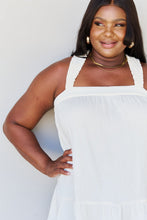Load image into Gallery viewer, HEYSON Good Attitude Full Size Back Tie Detail Ruffle Tunic Top