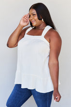 Load image into Gallery viewer, HEYSON Good Attitude Full Size Back Tie Detail Ruffle Tunic Top