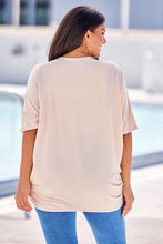Load image into Gallery viewer, Plus Size Ribbed Cocoon Cover Up