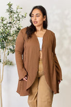 Load image into Gallery viewer, Culture Code Full Size Open Front Long Sleeve Cardigan
