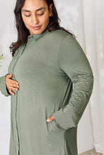 Load image into Gallery viewer, Celeste Full Size Button Down Shirt Dress