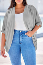Load image into Gallery viewer, Plus Size Ribbed Cocoon Cover Up