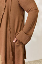 Load image into Gallery viewer, Culture Code Full Size Open Front Long Sleeve Cardigan
