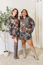 Load image into Gallery viewer, Heimish Full Size Printed Button Up Hooded Jacket