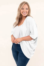 Load image into Gallery viewer, Plus Size Ribbed Cocoon Cover Up