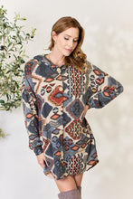 Load image into Gallery viewer, Heimish Full Size Printed Button Up Hooded Jacket