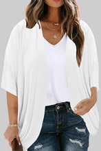 Load image into Gallery viewer, Plus Size Ribbed Cocoon Cover Up