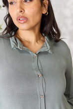 Load image into Gallery viewer, Celeste Full Size Button Down Shirt Dress