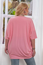 Load image into Gallery viewer, Plus Size Ribbed Cocoon Cover Up