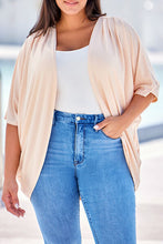Load image into Gallery viewer, Plus Size Ribbed Cocoon Cover Up