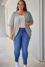 Load image into Gallery viewer, Plus Size Ribbed Cocoon Cover Up