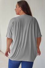 Load image into Gallery viewer, Plus Size Ribbed Cocoon Cover Up