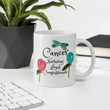 Load image into Gallery viewer, "Cancer" White glossy mug