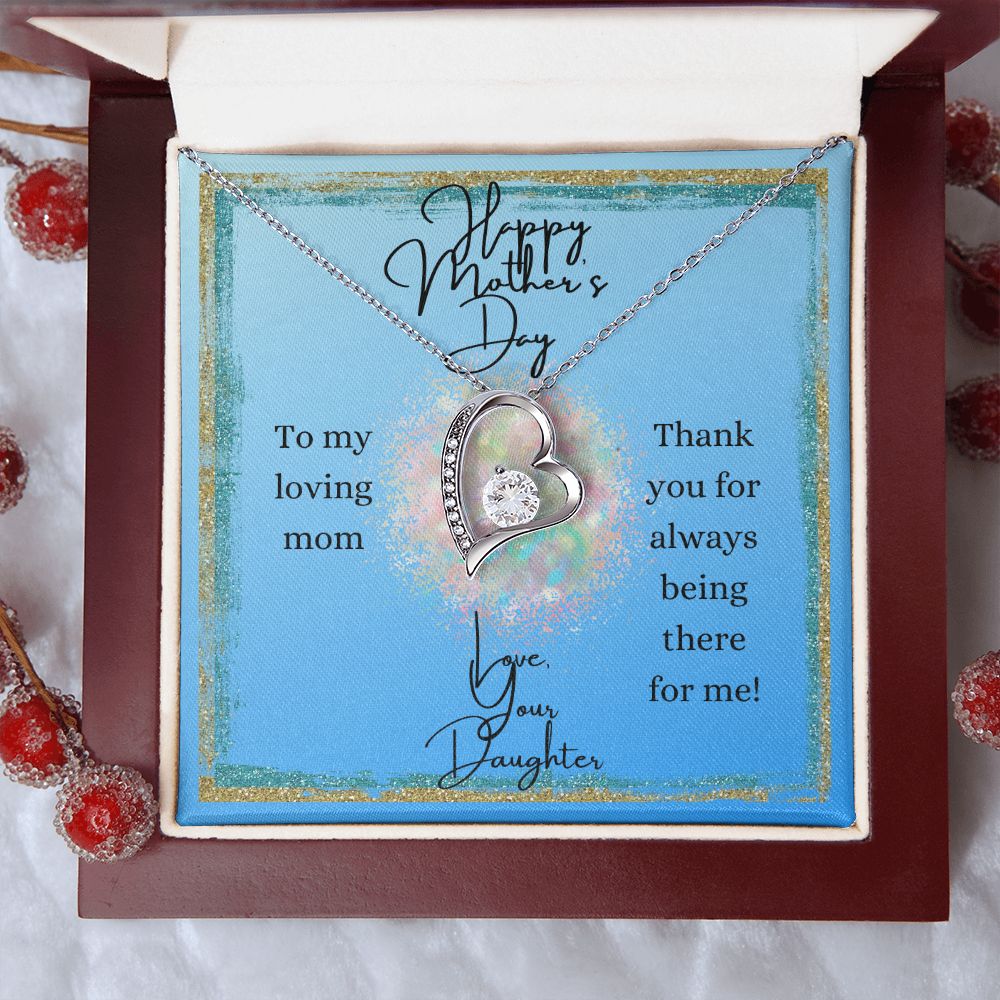 Happy Mother's Day Heart Necklace
