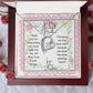 To My Beautiful Mother Forever Love Necklace