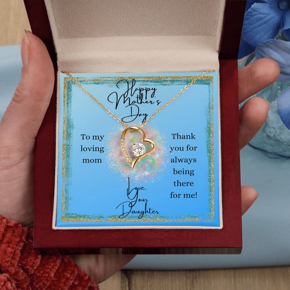 Happy Mother's Day Heart Necklace