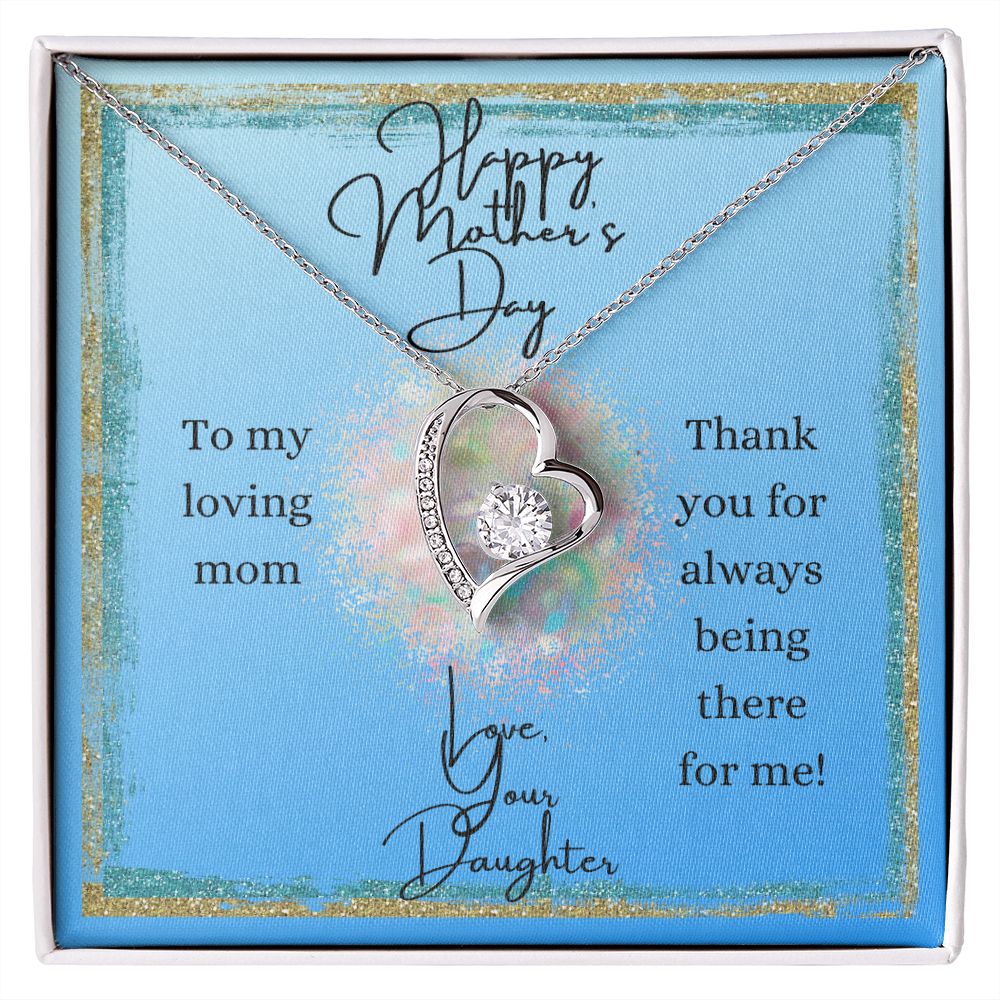 Happy Mother's Day Heart Necklace