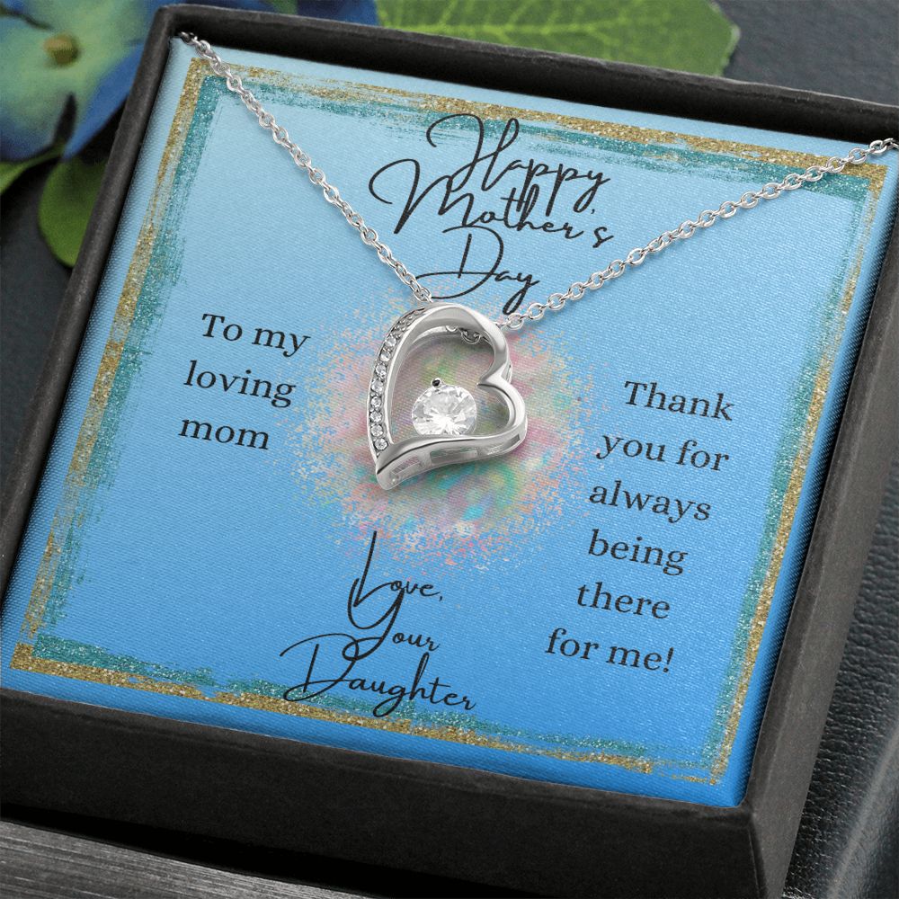 Happy Mother's Day Heart Necklace