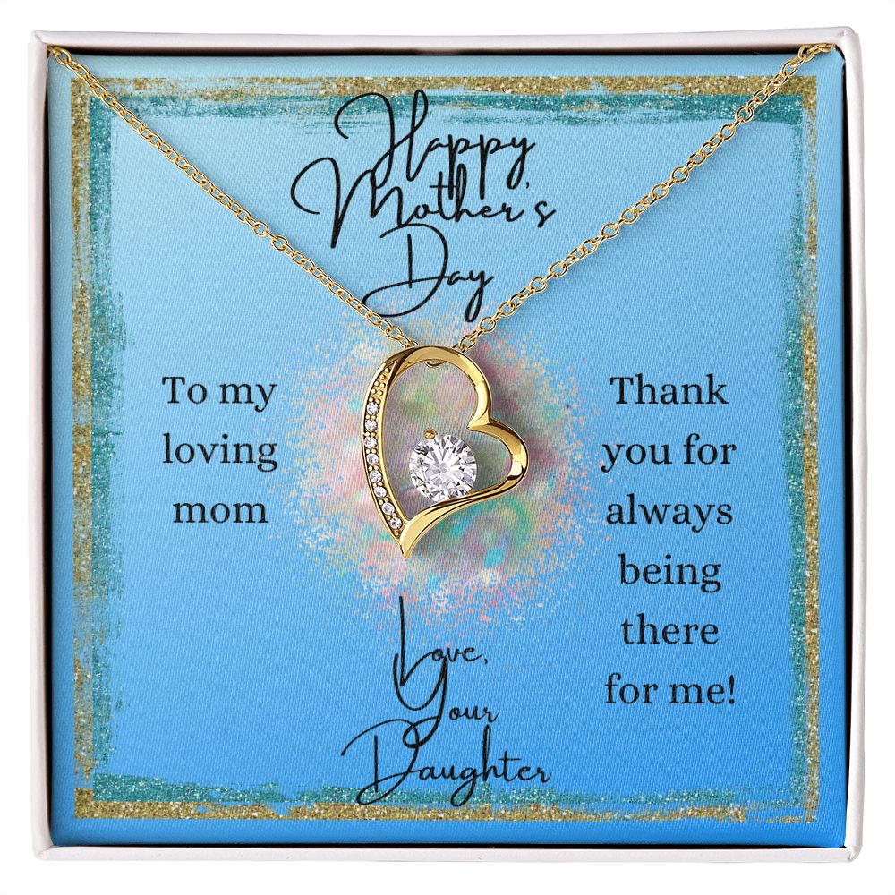 Happy Mother's Day Heart Necklace