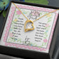 To My Beautiful Mother Forever Love Necklace