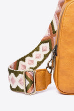 Load image into Gallery viewer, Adjustable Strap PU Leather Sling Bag
