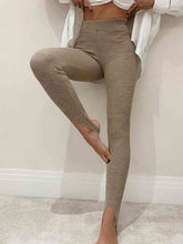 Load image into Gallery viewer, Ribbed Mid Waist Leggings
