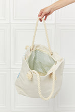 Load image into Gallery viewer, Justin Taylor Picnic Date Tassle Tote Bag

