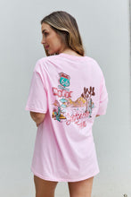 Load image into Gallery viewer, Sweet Claire "Wish You Were Here" Oversized Graphic T-Shirt
