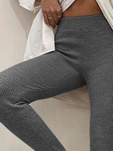 Load image into Gallery viewer, Ribbed Mid Waist Leggings
