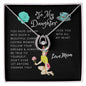 To My Daughter Necklace