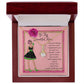 To My Beautiful Mom Alluring Beauty Necklace