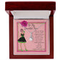 To My Beautiful Mom Alluring Beauty Necklace