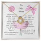 To My Mom Necklace