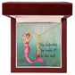 She Believed She Could & So She Did Vertical Name Necklace