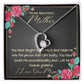 To My Beautiful Mother Heart Necklace