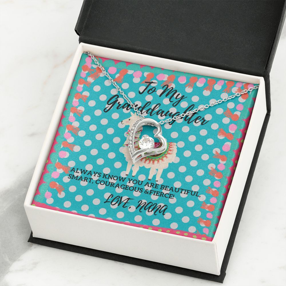 To My Granddaughter Necklace