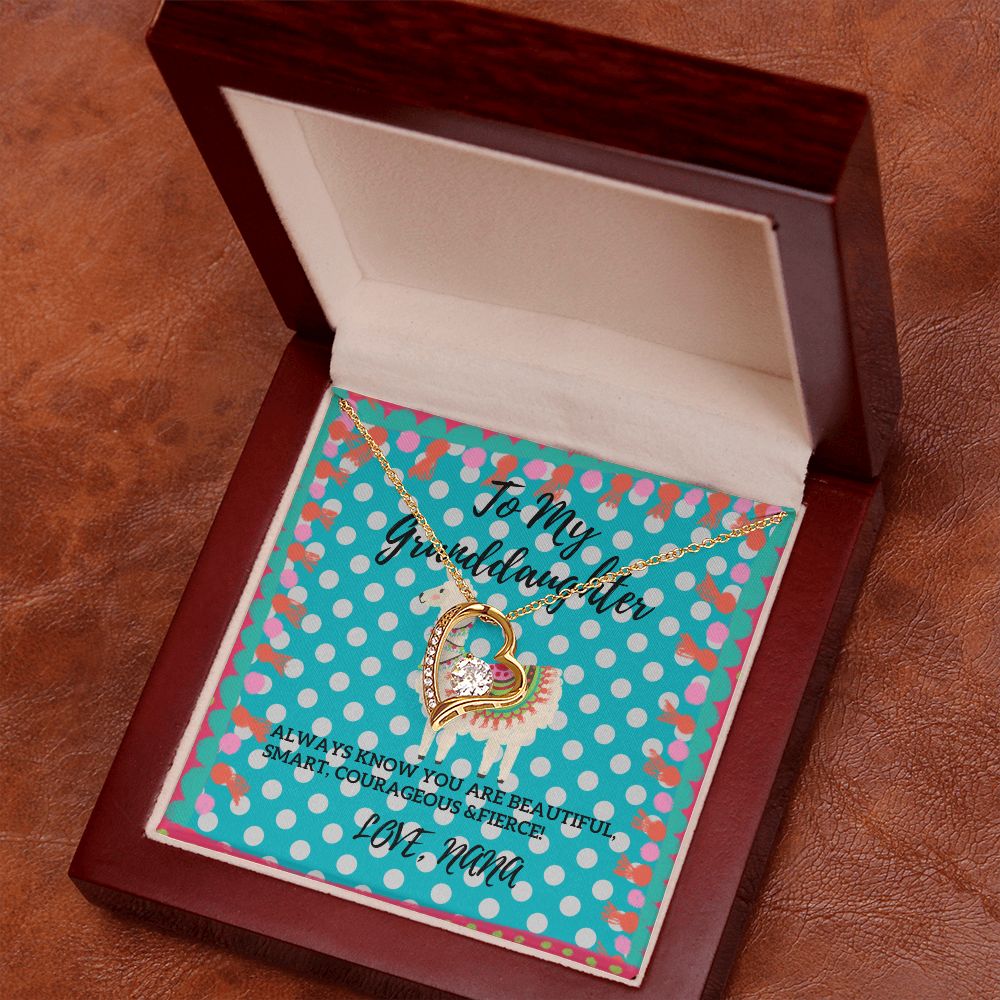 To My Granddaughter Necklace