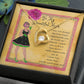 To My Beautiful Mom Heart Necklace